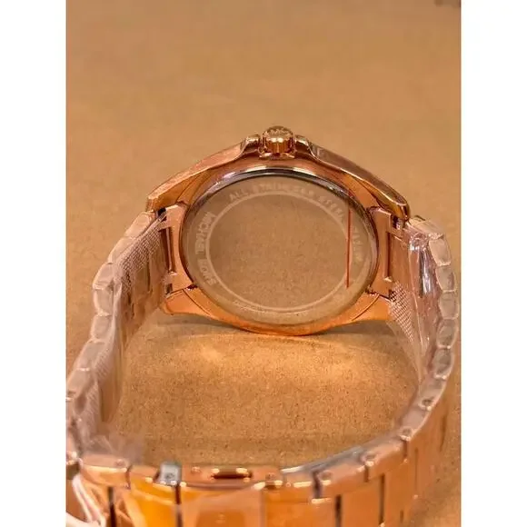 Michael Kors MK6930 Kacie Three-Hand Rose Gold-Tone Stainless Steel Watch - Picture 4 of 5